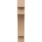 Ekena Millwork 6"W x 12"D x 36"H Thin Mediterranean Rough Cedar Woodgrain TimberThane Corbel, Primed Tan CORUR06X12X36MEDRCPR - alternate 3